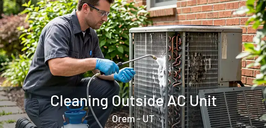 Cleaning Outside AC Unit Orem - UT
