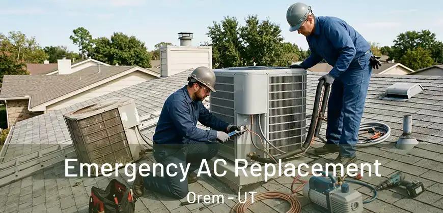 Emergency AC Replacement Orem - UT